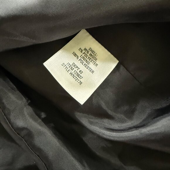 Nordstrom Womens Petite Black Gray Wool-Blend Blazer Size 10P - Picture 3 of 8